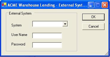 Secure Systems External Login Example Tab - Personnel - Security